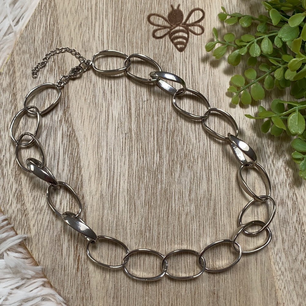 The Limited Chunky Chain Link Necklace 💗 Silver